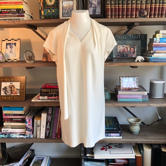 Escada Dresses & Skirts - White Silk Escada Shift Dress Like New!